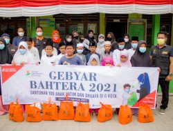 Bahtera Foundation Berikan Santunan ke Murid Yatim di YPI Nurul Atfhal