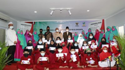 Rindang Indonesia Foundation Warnai Muharram 1443 H dengan Giat Lebaran Yatim