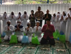 Staf Pamwal Metro Jaya Gelar Doa Bersama Dan Santunan