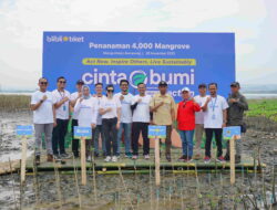 Blibli Tiket ACTION Tanam 4.000 Mangrove di Mangunharjo, Semarang