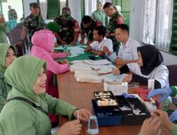Donor Darah Dalam Rangka HUT Persit KCK Ke-78, Dandim 1607/Sumbawa: Ini Merupakan Bentuk Solidaritas Kepada Sesama