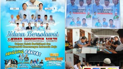 Tim Kampanye Nasional (TKN) Prabowo – Gibran Gelar Kirab Indonesia Maju Bersama Ndaru (Nderek Guru)