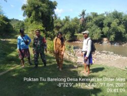 Babinsa Desa Krekeh Bersama Petugas PPL Desa Krekeh Giatkan Survei Lokasi Lahan dan Pompanisasi untuk Program Perluas Area Tanam